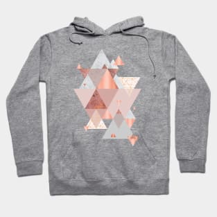 Blush Pink Geo Hoodie